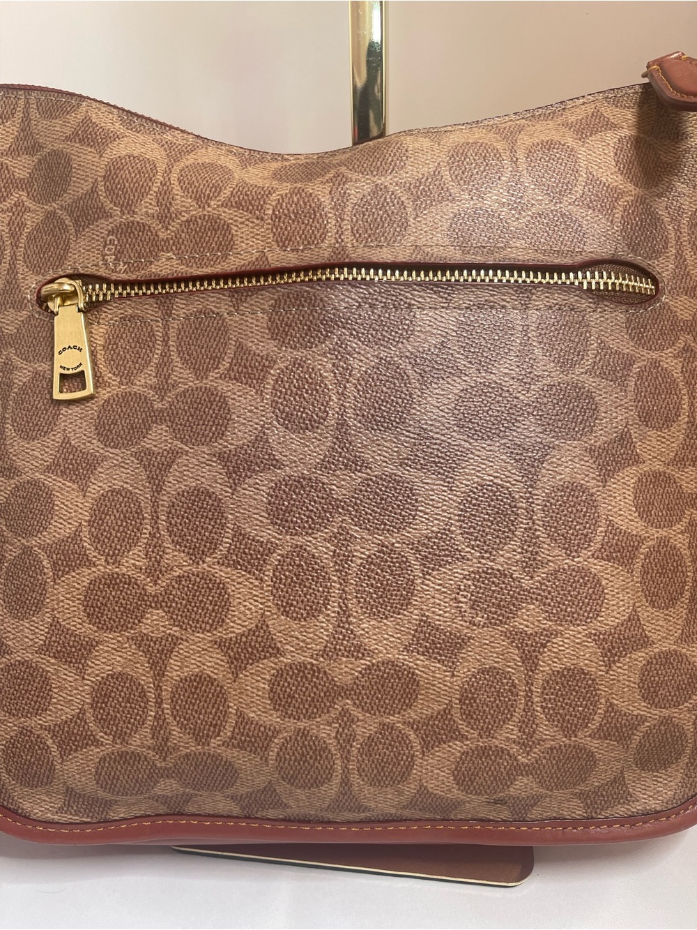 Coach Brown Signature Chaise Crossbody - Picture 4 of 7